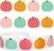 1000 Pcs Fall Pumpkin Stickers Roll (Boho Color) 3.54 x 1.57 x 1.57 inches